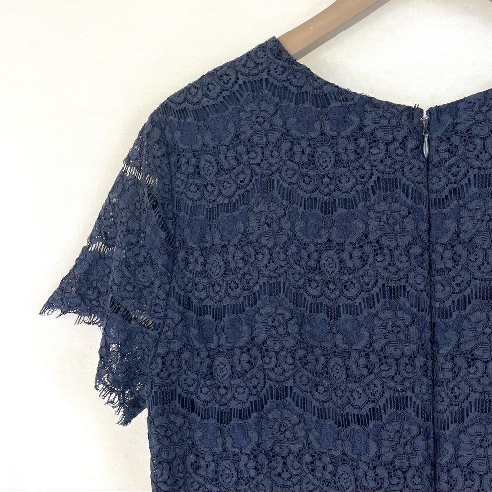 LULU’S Blue Lace Dress Large - Picture 11 of 16